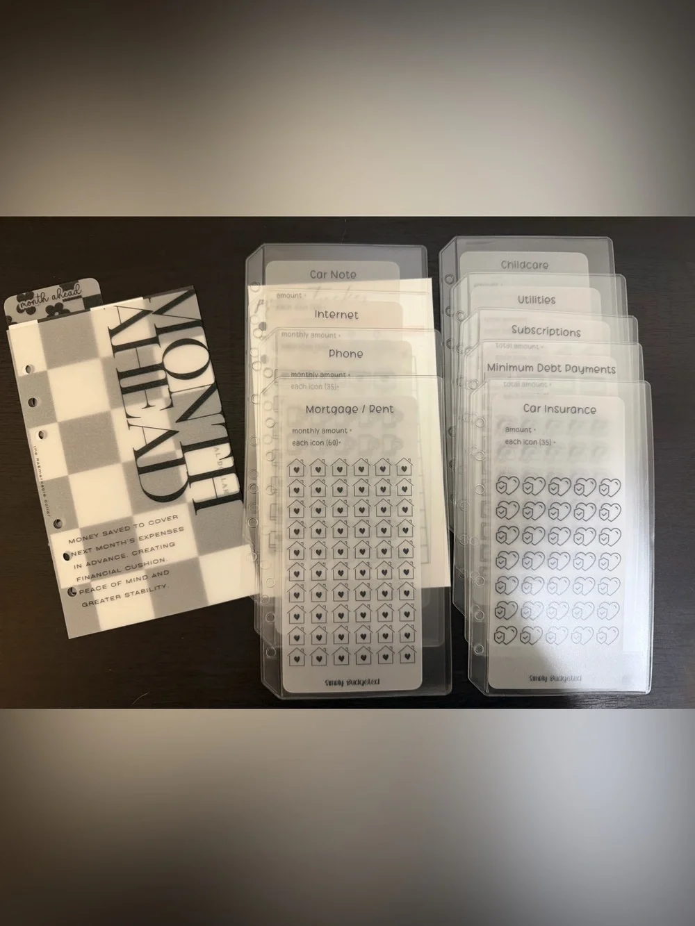Cash envelope savings bundle